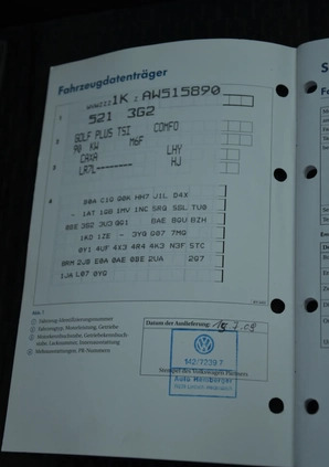 Volkswagen Golf Plus cena 21500 przebieg: 213981, rok produkcji 2009 z Bełchatów małe 301
